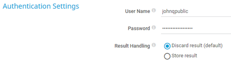 Authentication Settings