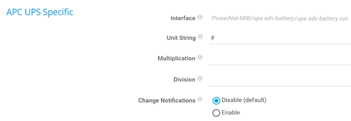 APC UPS Specific
